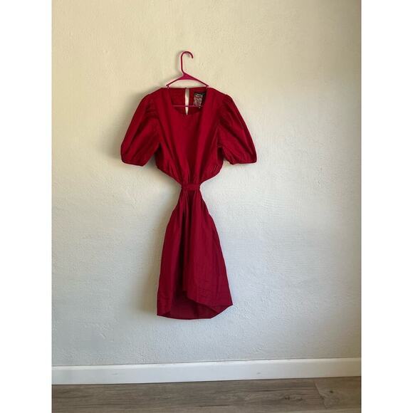 Anthropologie ENGLISH FACTORY Pleats with Cut-out Detail Mini Dress, Siz… - Picture 5 of 12